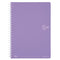 Kokuyo A5 Soft Ring VIOLET Notebook Dotted Line 6 mm Rule | 80 Sheets SV338BT