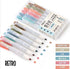 Dianshi RETRACTABLE FLUORESCENT Color Highlighter Set Refillable Highlighter Set Eco Conscious Four Series Six Pen Set 24 Colors | DS-805S