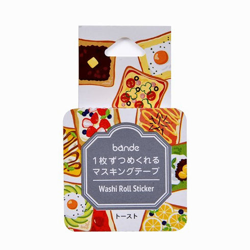 TOAST | Bande Washi Tape Masking Tape Sticker Roll BDA606 200 Stickers