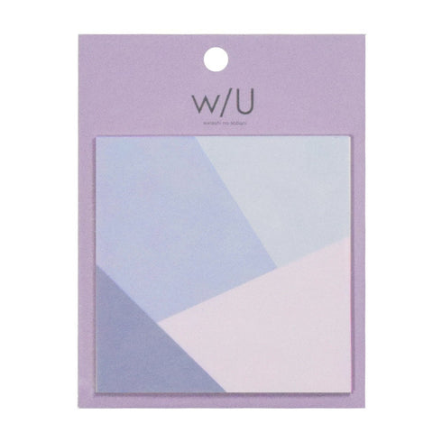 Nakabayashi MIDNIGHT Watashi No Sobani W/U Series Transparent Sticky Note Translucent Sticky Notes Vellum Sticky Notes | WU-FSTL 20 Sheets