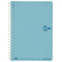 Kokuyo B6 Soft Ring B6 BLUE GREEN Notebook Dotted Line 6mm Rule | SV348BT 80 Sheets