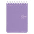 Kokuyo A7 PINK Soft Ring Notebook 6mm Dotted Ruled Line Mini Type Reporter Style Notebook Flip Up Notebook | 80 Sheets SV378BT