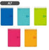 Kokuyo A7 VIOLET Soft Ring Notebook 6mm Dotted Ruled Line Mini Type Reporter Style Notebook Flip Up Notebook | 80 Sheets SV378BT