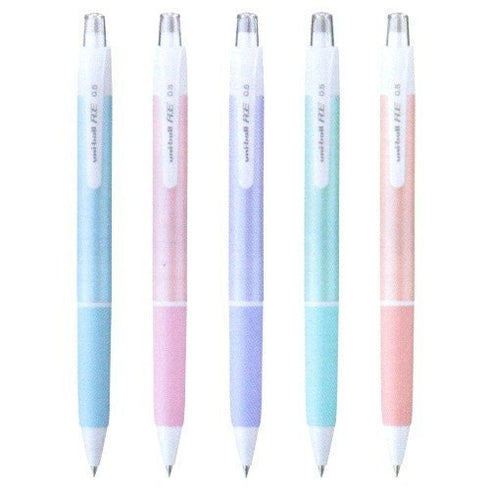 Uni-ball R:E Pastel LAVENDER Barrel Off-Black Ink Erasable Gel Pen 0.5mm Gel Pen Removable Gel Pen Green Body | URN-180C-05