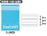 Kokuyo B5 Soft Ring English 15 Learning Notebook English Learning Notebook English Teaching Notebook 15 Step 3mm Rule | 40 Sheets S800