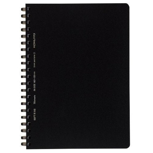 Kokuyo B6 Soft Ring B6 GREEN Notebook Dotted Line 6mm Rule | SV348BT 80 Sheets