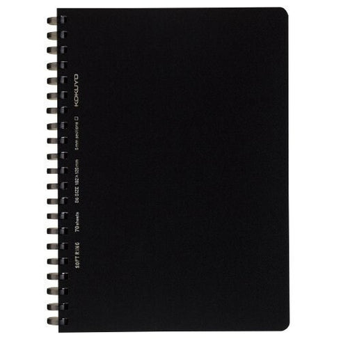 Kokuyo B6 Soft Ring B6 VIOLET Notebook Dotted Line 6mm Rule | SV348BT 80 Sheets