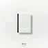 Oguno A6 MAHORA MINT 5mm Ruled Light Suppressing Notebook Reduced Glare Paper Developmental Disabilities Good Design Award | OGN-M311