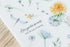 MU Lifestyle Print-On Stickers Rub -On Stickers Transfer Stickers Translucent Stickers 186 | Dragonfly Dragonflies Dandelion Wildflowers