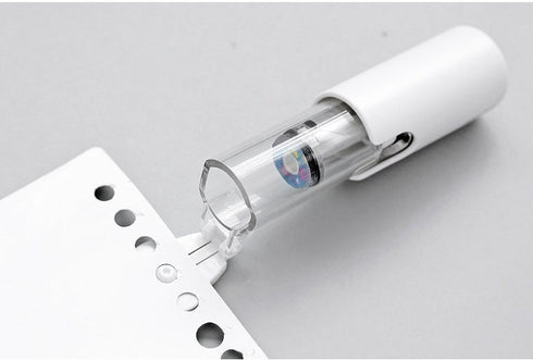 Kokuyo BLUE Clear Hole Seal Hole Reinforcements Paper Hole Repair Notebook Reinforcement Labels Reinforcement Applicator | PSM10Na