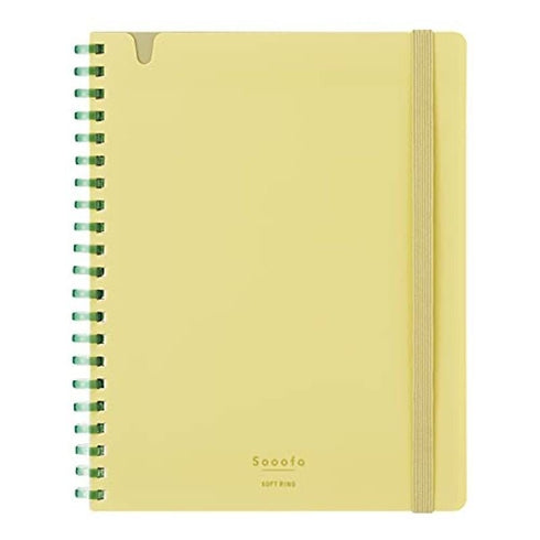 Kokuyo B6 SOOOFA PINK Soft Ring Notebook 4mm GRID Kokuyo Soft Ring Notebook | SV748S4 80 Sheets