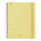 Kokuyo B6 SOOOFA YELLOW Soft Ring Notebook 4mm GRID Kokuyo Soft Ring Notebook | SV748S4 80 Sheets
