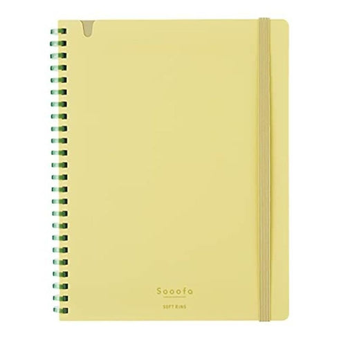 Kokuyo A5 SOOOFA PINK Soft Ring Notebook 4mm GRID Kokuyo Soft Ring Notebook | SV738S4 80 Sheets