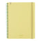 Kokuyo A5 SOOOFA YELLOW Soft Ring Notebook 4mm GRID Kokuyo Soft Ring Notebook | SV738S4 80 Sheets
