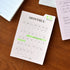 PLEPIC STICKY Index It Sticky Notes Memo Notes Shopping List To Do List Expense Record Daily Memo Weekly Memo Monthly | 102 X 70mm 50 Sheets
