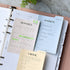 PLEPIC STICKY Index It Sticky Notes Memo Notes Shopping List To Do List Expense Record Daily Memo Weekly Memo Monthly | 102 X 70mm 50 Sheets