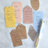 PLEPIC MEMO IT Keychain Notes Chain Notes Memo Notes Shopping List To Do List Expense Record Daily Weekly Dot Grid | 50 Sheets 150 X 60mm