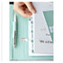 PLEPIC COLOR PU Classy Leather Index Tabs Monthly Index Tabs Weekly Index Tabs Daily Index Tab Self-Adhesive Tabs Planner Index Sticker