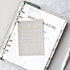 PLEPIC COLOR PU Classy Leather Index Tabs Monthly Index Tabs Weekly Index Tabs Daily Index Tab Self-Adhesive Tabs Planner Index Sticker