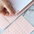PLEPIC COLOR PU Classy Leather Index Tabs Monthly Index Tabs Weekly Index Tabs Daily Index Tab Self-Adhesive Tabs Planner Index Sticker