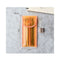 PLEPIC TWINKLE Clear Neon ORANGE Pen Case Pencil Case Storage Case Durable Pen Case Storage Case Clear Testing Case | 193 X 93mm