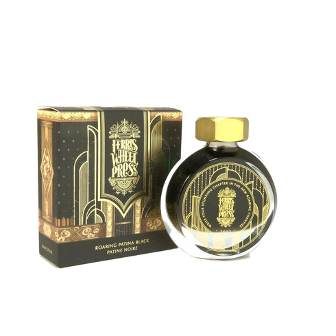 Ferris Wheel Press ROARING PATINA SHIMMER Fountain Pen Ink Dip Pen Ink Calligraphy Ink Bottle Ink | 38ml