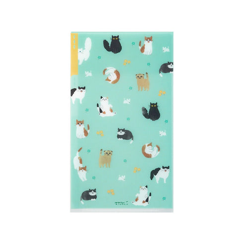 Midori A5 SLIM With Flap CAT 3 Pocket Clear Folder MD Folder Water Resistant Folder | 221.5mm X 126mm