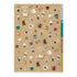 Midori A4 COFFEE 3 Pocket Clear Folder MD Folder Water Resistant Folder | 310mm X 221mm