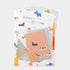 Midori A4 DOGS 3 Pocket Clear Folder MD Folder Water Resistant Folder | 310mm X 221mm