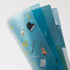 Midori A4 Musical INSTRUMENTS 3 Pocket Clear Folder MD Folder Water Resistant Folder | 310mm X 221mm