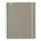 Kokuyo B6 SOOOFA Warm GRAY Soft Ring Notebook 4mm GRID Kokuyo Soft Ring Notebook | SV748S4 80 Sheets