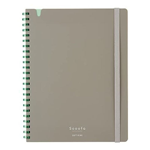 Kokuyo A5 SOOOFA PINK Soft Ring Notebook 4mm GRID Kokuyo Soft Ring Notebook | SV738S4 80 Sheets