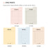 PLEPIC STICKY Index It Sticky Notes Memo Notes Shopping List To Do List Expense Record Daily Memo Weekly Memo Monthly | 102 X 70mm 50 Sheets