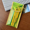 PLEPIC TWINKLE Clear Neon YELLOW Pen Case Pencil Case Storage Case Durable Pen Case Storage Case Clear Testing Case | 193 X 93mm