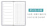 Chiba UNDATED WEEKS Tomoe River Paper 52gsm Hardcover Weekly Planner Weekly Page & Grid Page 3.7mm | 240 Pages