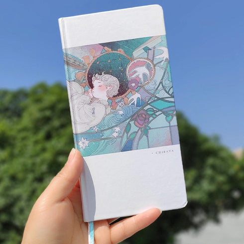 Chiba UNDATED WEEKS Tomoe River Paper 52gsm Hardcover Weekly Planner Weekly Page & Grid Page 3.7mm | 240 Pages