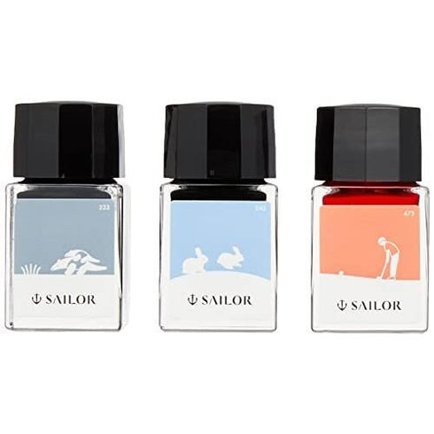 SAILOR 1911 LIMITED Edition 3 Ink Set or Profit Junior +10 Harappa Fountain Pen Set Rabbit Fountain Pen Fine/Medium Nib | 13-2400-002