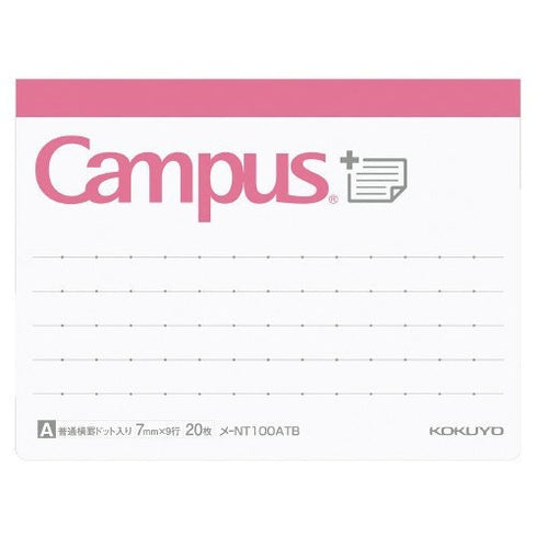 Kokuyo CAMPUS 7mm A Ruled HORIZONTAL Sticky Pads Index Sticky Notes Planner Sticky | NT-150ATS