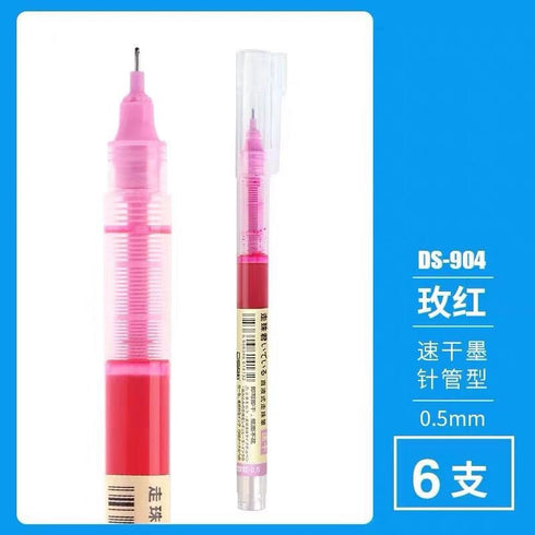 Dianshi BLUE CLASSIC Series Saturated Ink Large Capacity Pen 0.5mm Smooth Gel Pen Best Gel Pen Saturated Ink | DS904 Highly Recommend