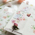 MU Lifestyle Print-On Stickers Rub -On Stickers Transfer Stickers Translucent Stickers 190 | Pink Flowers Peach Flowers Old Fashioned Roses