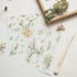 MU Lifestyle Print-On Stickers Rub -On Stickers Transfer Stickers Translucent Stickers 192 | Yellow Roses Green Swag Green Foliage
