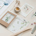 MU Lifestyle Print-On Stickers Rub -On Stickers Transfer Stickers Translucent Stickers 193 | Cut Flowers Blue Flowers Red Flowers Pink Posy