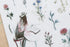 MU Lifestyle Print-On Stickers Rub -On Stickers Transfer Stickers Translucent Stickers 195 | Reading Girls Soft Flowers Walking Girl Phrases