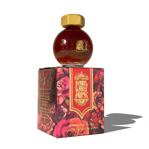 Ferris Wheel Press Ferritales Ruby Royal Flush SHIMMER Fountain Pen Ink Dip Pen Ink Calligraphy Ink Bottle Ink | 20ml