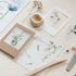 MU Lifestyle Print-On Stickers Rub -On Stickers Transfer Stickers Translucent Stickers 193 | Cut Flowers Blue Flowers Red Flowers Pink Posy