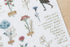 MU Lifestyle Print-On Stickers Rub -On Stickers Transfer Stickers Translucent Stickers 195 | Reading Girls Soft Flowers Walking Girl Phrases
