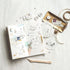 MU Lifestyle Print-On Stickers Rub -On Stickers Transfer Stickers Translucent Stickers 196 | Blue Iris Moon Magick Dried Flowers