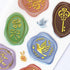 NB Co., Ltd Japan Embossed WAX SEALS Gold Foil Fountain Pen Ink Bottles Stickers 万年筆インクボトルステッカー Stickers Embellishment Stickers | 3014138