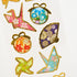 NB Co., Ltd Japan ORIGAMI Stickers Paper Art Stickers Poodle Stickers Pom Stickers 折り紙ステッカー Stickers Embellishment Stickers | 5024109
