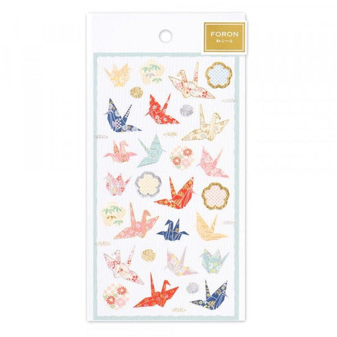NB Co., Ltd Japan Japanese BIRD ORIGAMI Japanese Paper Art Stickers 鳥の折り紙ステッカー Stickers Embellishment Stickers | 5074165